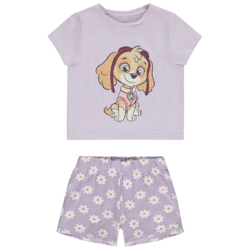 Set 2 pièces t-shirt Skye Pat' Patrouille + short imprimé fi