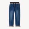 Jean style denim élastiqué garçon