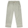 Pantalon rayé à taille élastiquée pour garçon