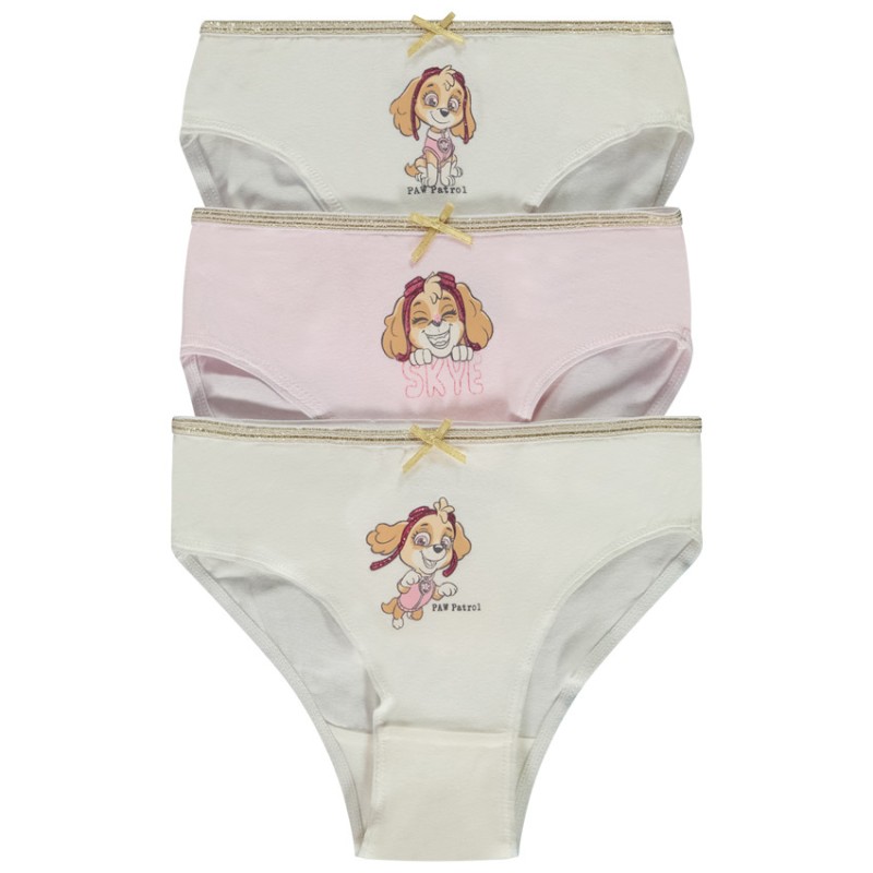 Lot de 3 culottes fantaisie Stella Pat'Patrouille fille
