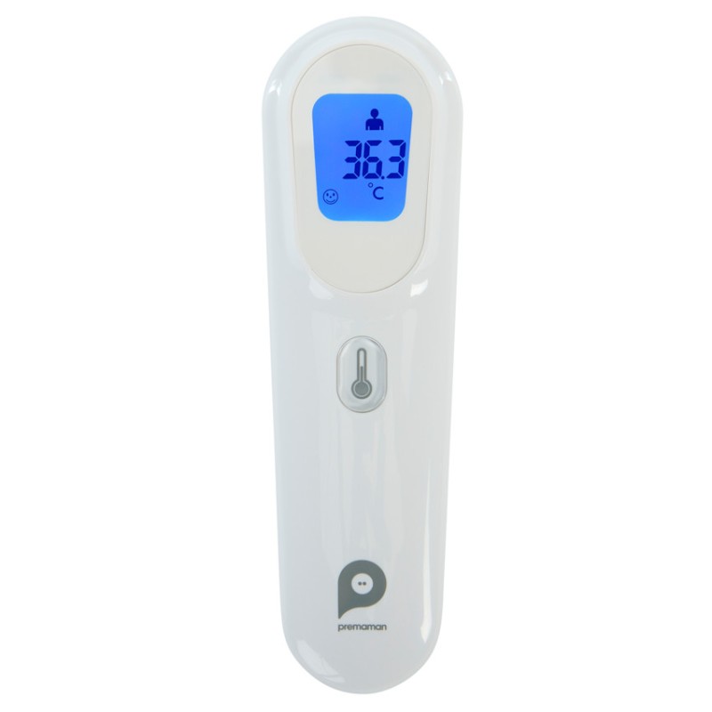 Thermomètre multifonction 4 en 1 blanc