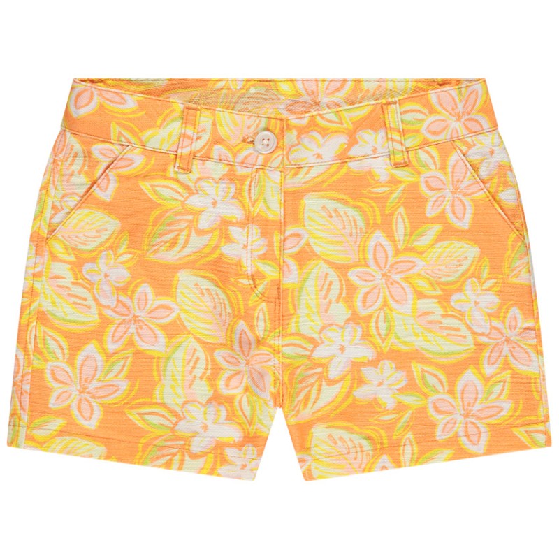 Short imprimé floral fille