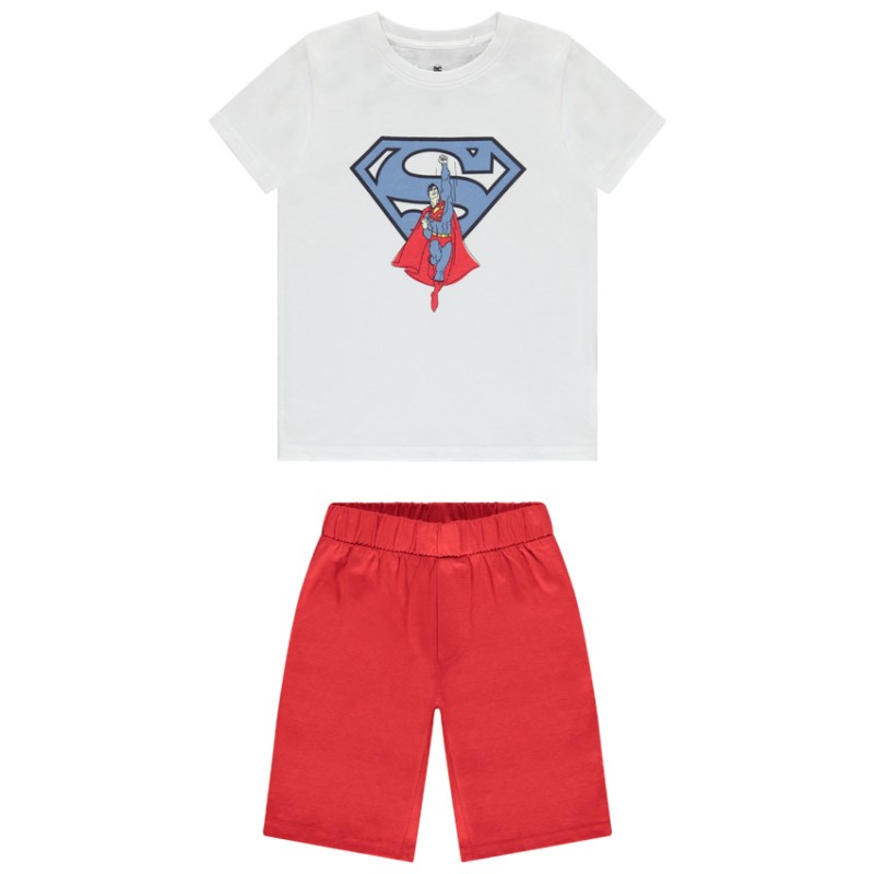 Set pyjama court 2 pièces Superman Warner garçon