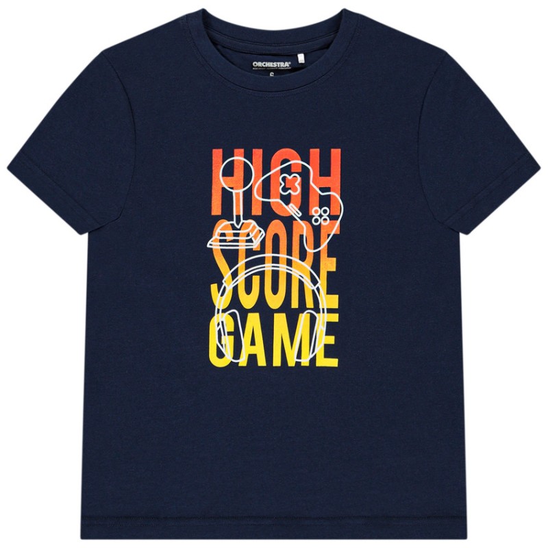 T-shirt manches courtes print fantaisie garçon