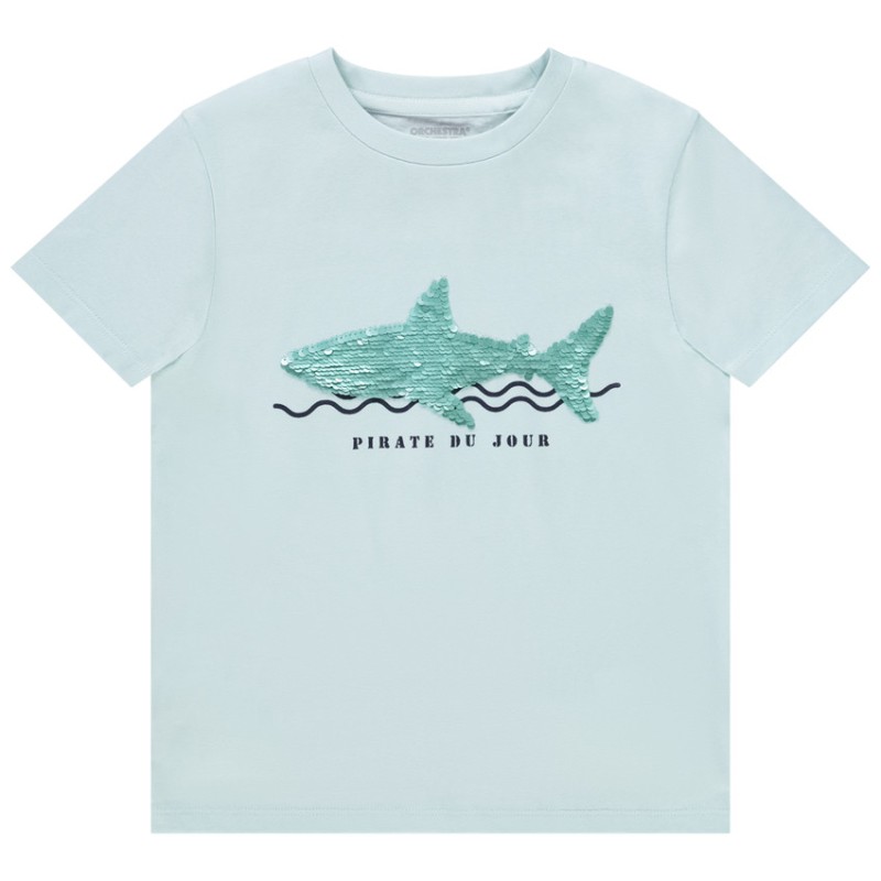 T-shirt manches courtes avec sequins magiques pour garçon