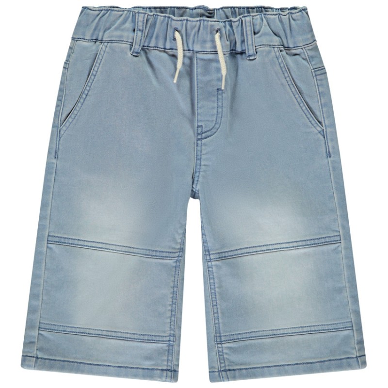 Bermuda effet jean délavé garçon