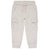 Jogging molleton uni à poches cargo garçon