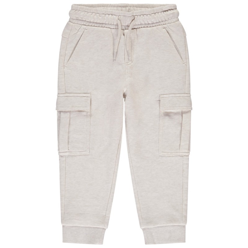 Jogging molleton uni à poches cargo garçon