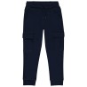 Jogging molleton uni à poches cargo garçon
