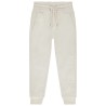 Pantalon de jogging uni avec écriture embossé garçon
