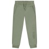 Pantalon de jogging uni avec écriture embossé garçon