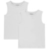 Lot de 2 maillots de corps sans manches garçon