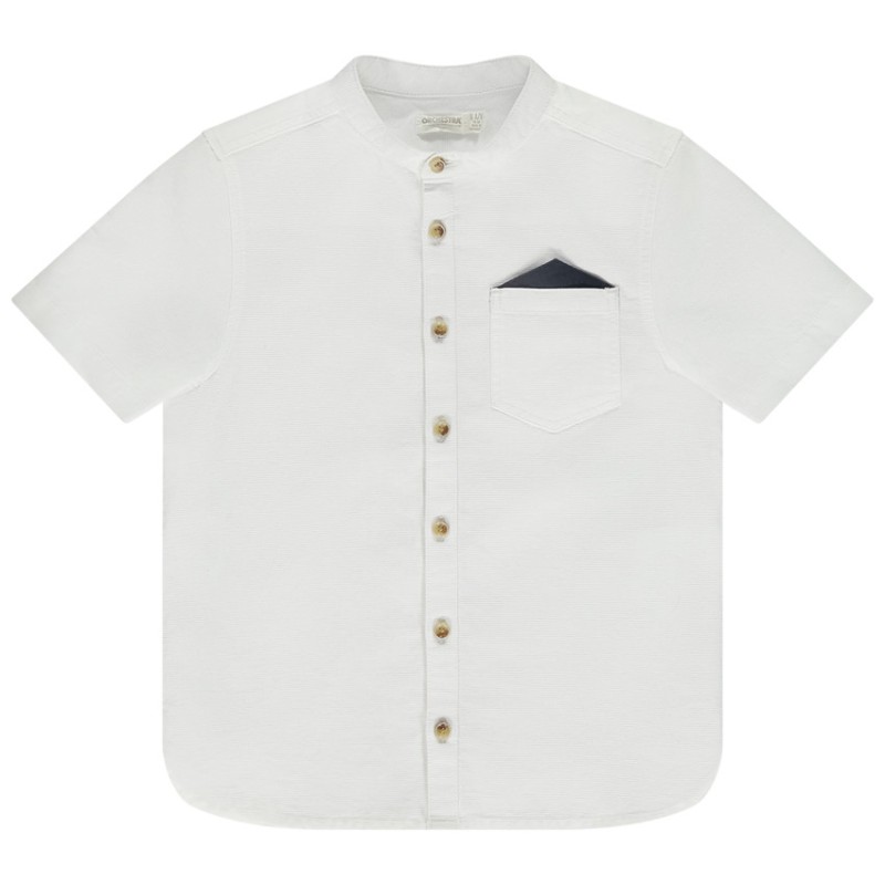 Chemise manches courtes avec mouchoir garçon