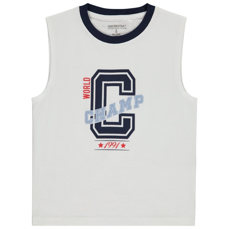 Débardeur print varsity pour garçon