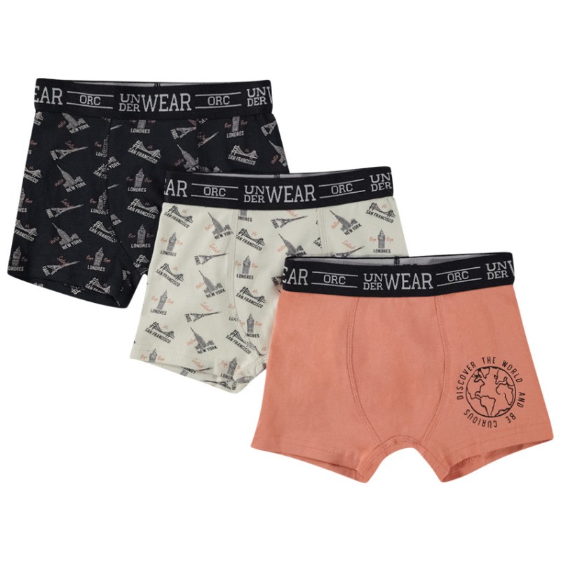 Lot de 3 boxers fantaisie pour garçon