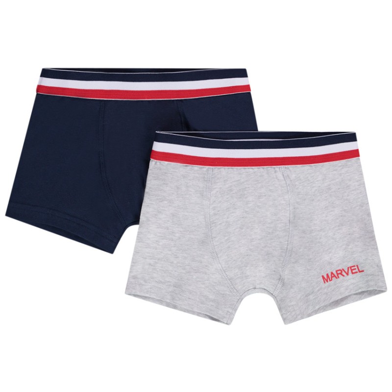 Lot de 2 boxers fantaisie Marvel garçon