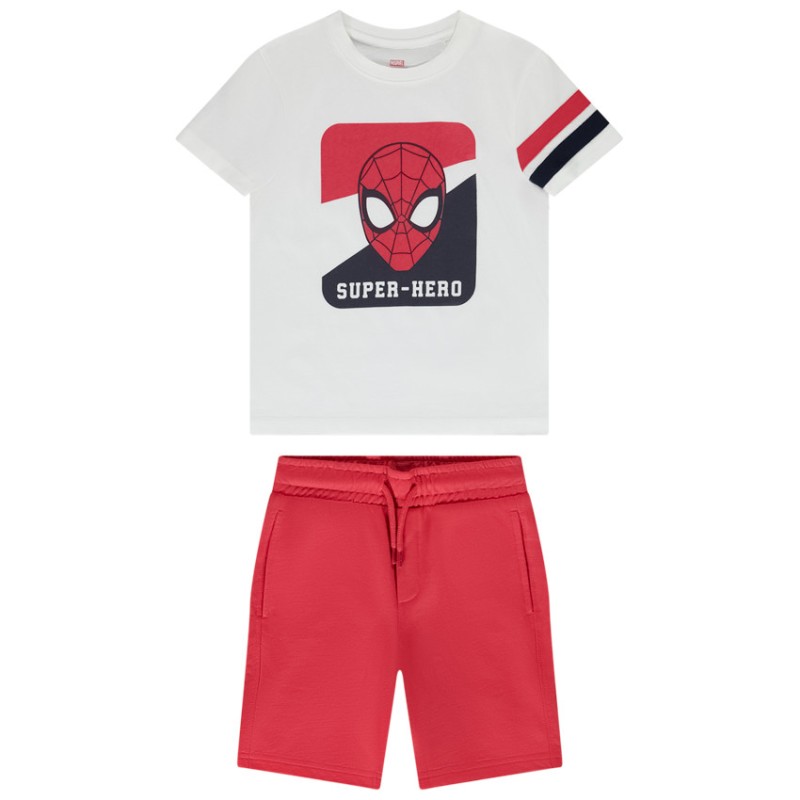 Ensemble 2 pièces en jersey Spiderman Marvel pour garçon
