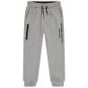 Jogging en molleton uni avec puff print placé pour garçon
