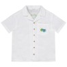 Chemise manches courtes print tropical pour garçon