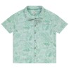 Chemise manches courtes imprimé feuillage pour garçon
