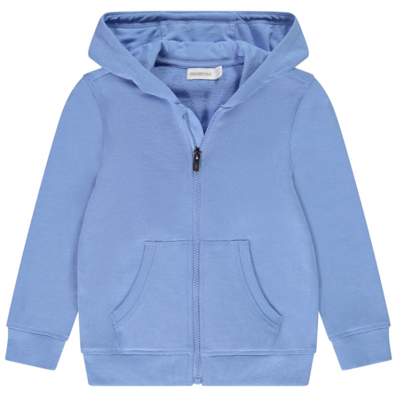 Gilet à capuche molletonné avec poche kangourou pour garçon