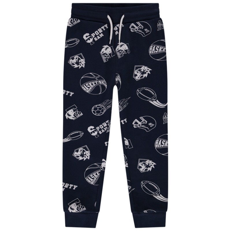 Pantalon de jogging imprimé sports américains pour garçon