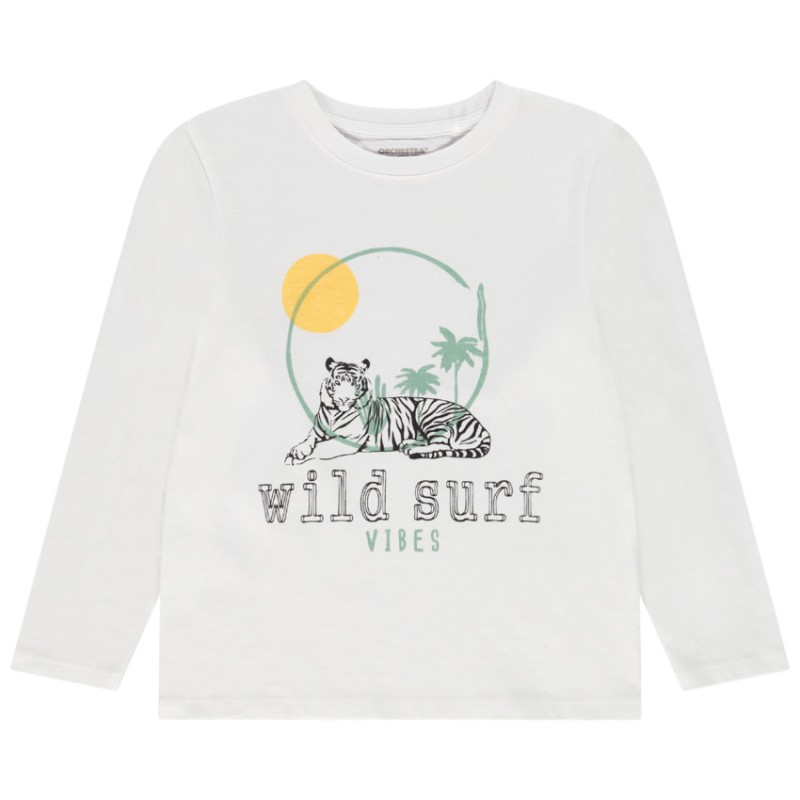 T-shirt manches longues en jersey print summer garçon