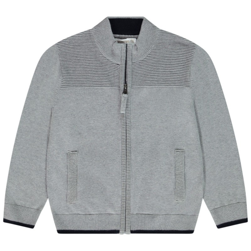 Gilet en tricot uni pour garçon