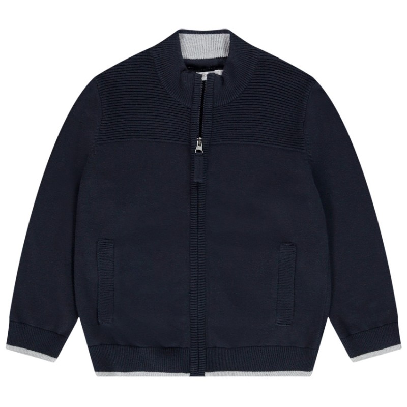 Gilet en tricot uni pour garçon
