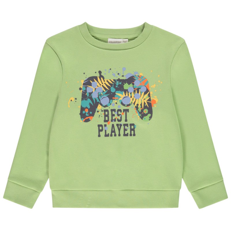 Sweat en molleton print fantaisie pour garçon