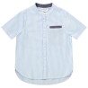 Chemise manches courtes à rayures en coton pour garçon