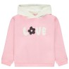 Sweat oversize avec fleur en sequins magiques pour fille