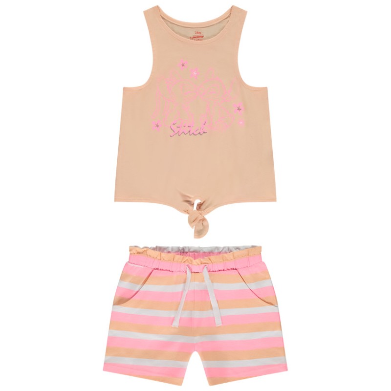 Ensemble débardeur + short fantaisie Stitch Disney pour fill