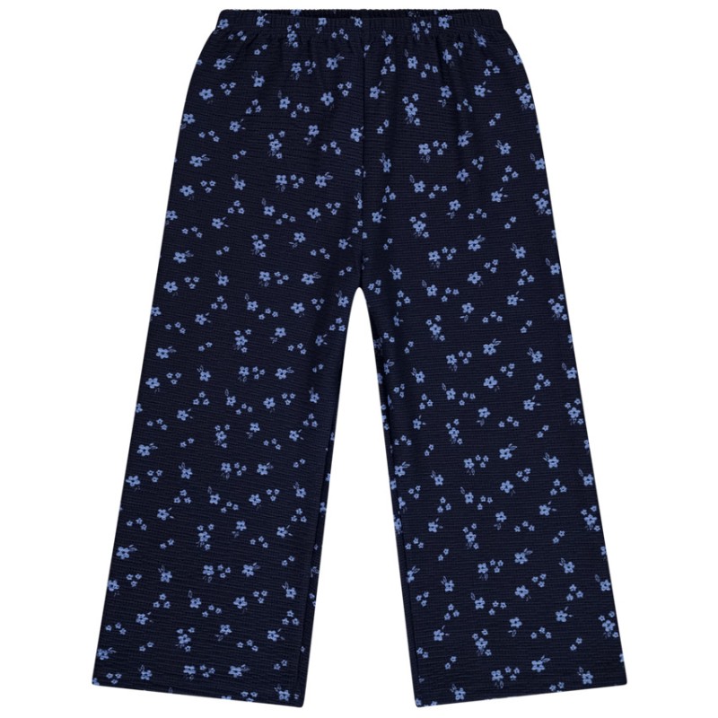 Pantalon large imprimé fantaisie pour fille