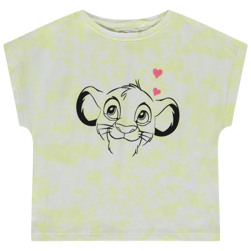 T-shirt manches courtes effet tie & dye Simba Disney pour fi