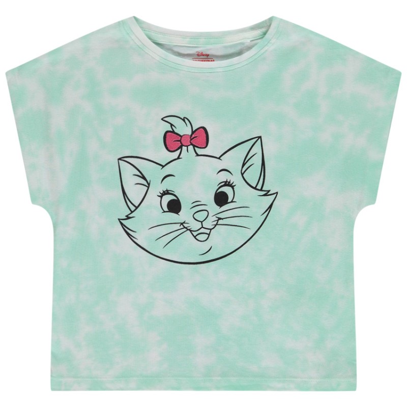 T-shirt manches courtes effet tie & dye Marie Disney pour fi