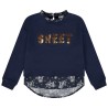 Sweat effet 2 en 1 avec sequins magiques pour fille