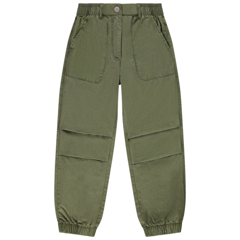 Pantalon battle en popeline pour fille