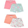 Lot de 4 shorts en jersey fille