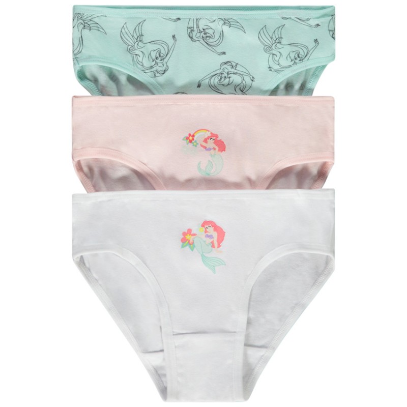 Lot de 3 culottes La Petite Sirène Disney pour fille
