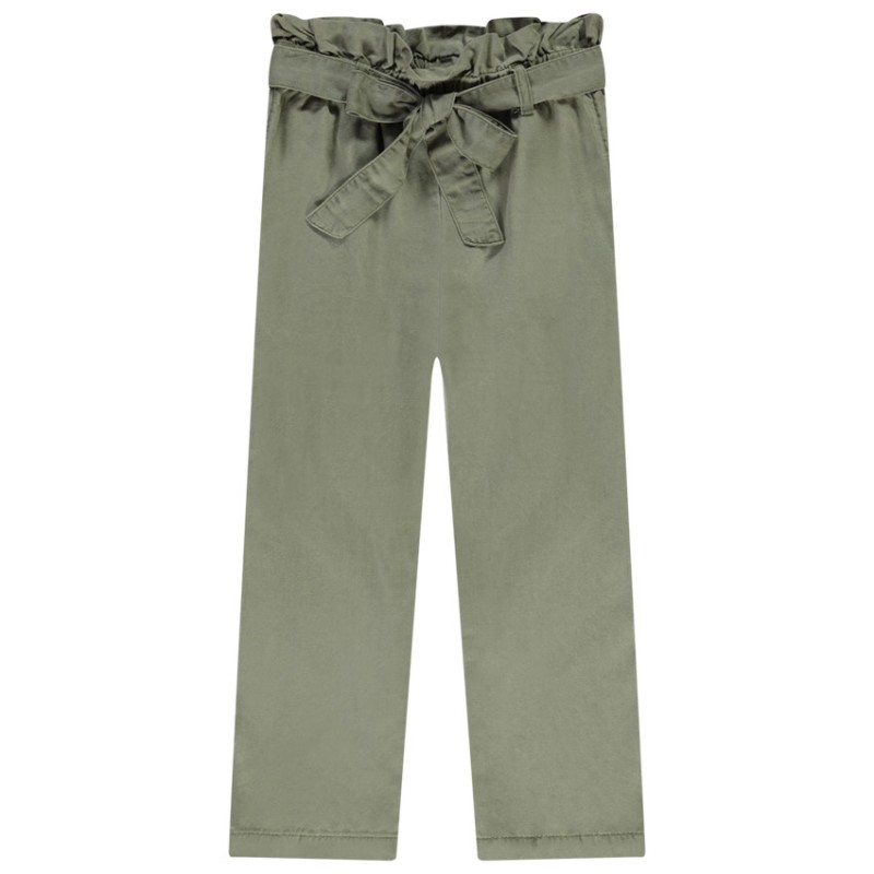 Pantalon fluide en lyocell uni pour fille