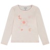 T-shirt manches longues en jersey print fantaisie pour fille