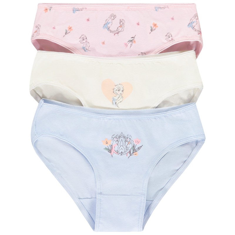 Lot de 3 culottes La Reine des Neiges Disney fille