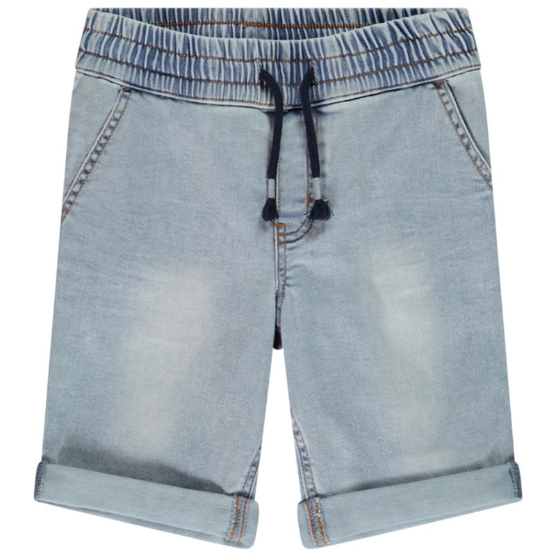 Bermuda effet jean à taille élastiquée garçon