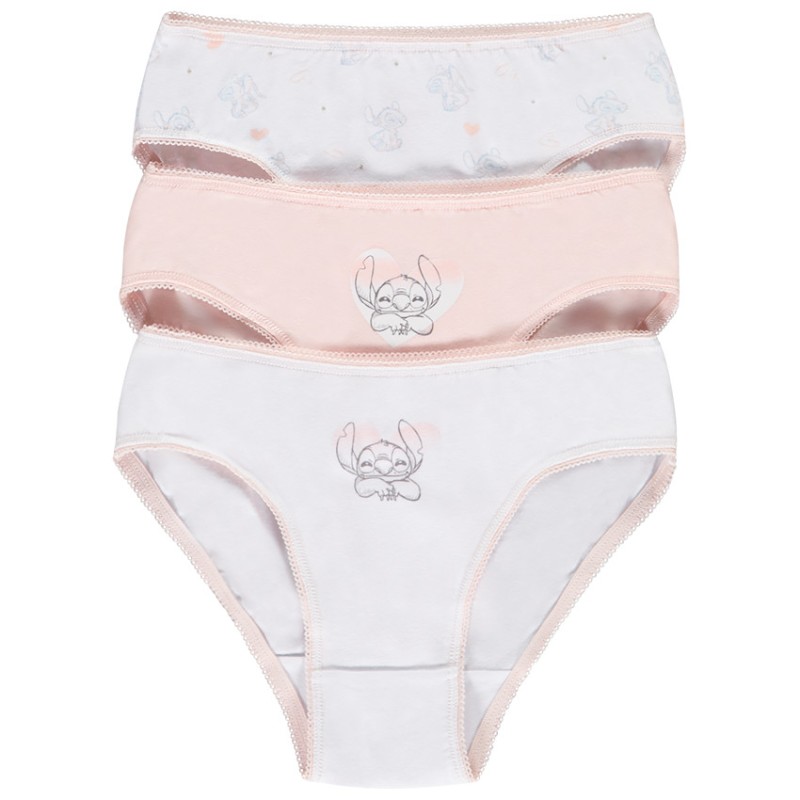 Lot de 3 culottes Stitch Disney fille