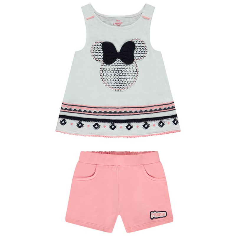 Ensemble débardeur fantaisie Minnie Disney avec broderies + 