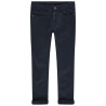 Pantalon slim en twill effet crinkle garçon
