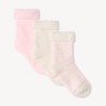Lot de 3 paires de chaussettes bouclette pour bébé fille