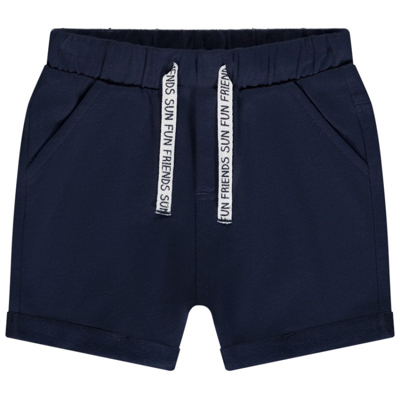 Bermuda en molleton uni pour bébé garçon