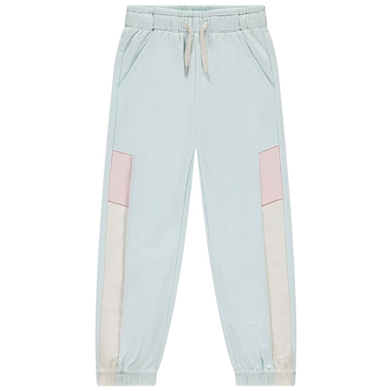 Pantalon de jogging effet colorblock fille